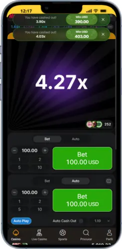 Aviator payout example with mid-round cashout