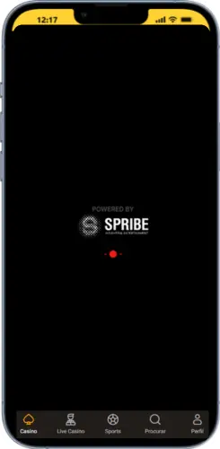 Aviator loading screen powered by Spribe